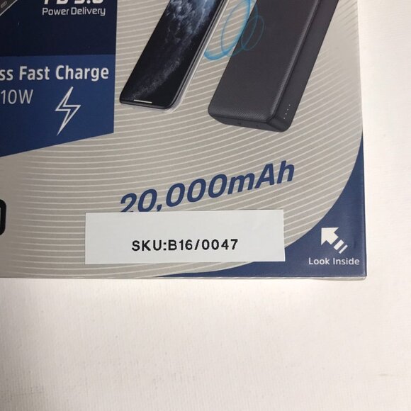 Energizer Ultimate Lithium 20 000mah Qi Wireless 12V Portable Charger - Black - Picture 11 of 11